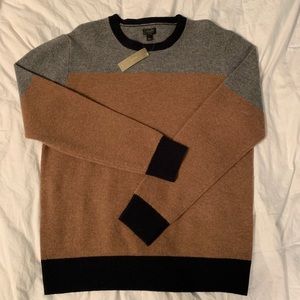 NWT J. Crew Mens Lambs Wool Sweater